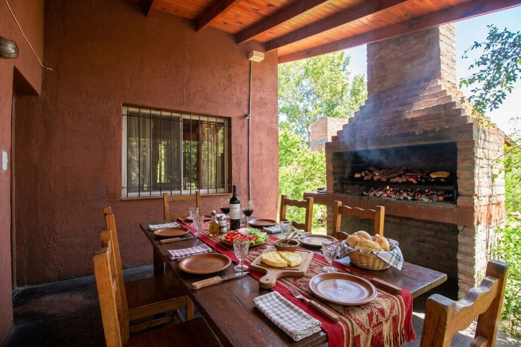 cabanas en capilla del monte con parrilla