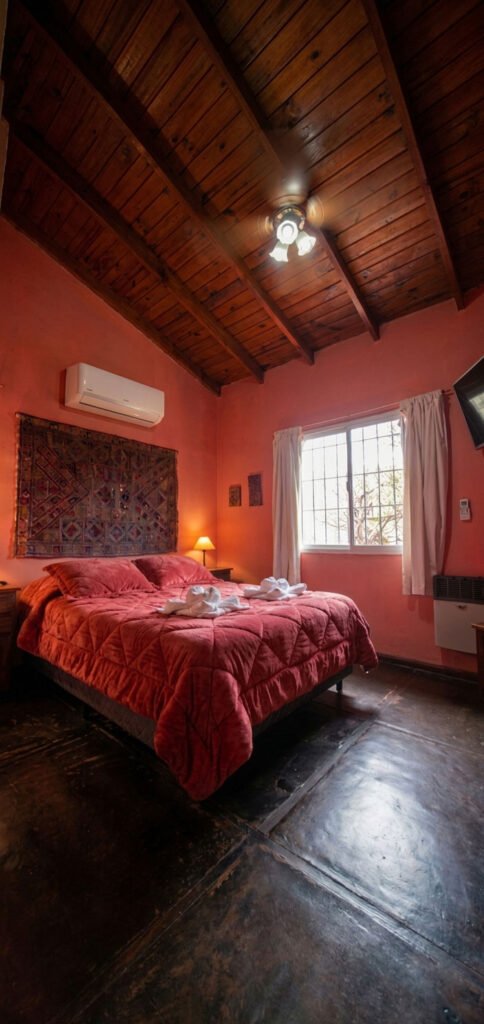 dormitorio cabana capilla del monte